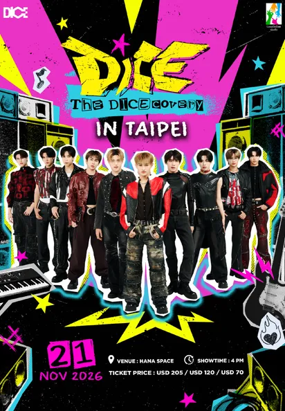 DICE FANCON: The DICEcovery in Taipei HANA SPACE - กรุงเทพมหานคร event poster